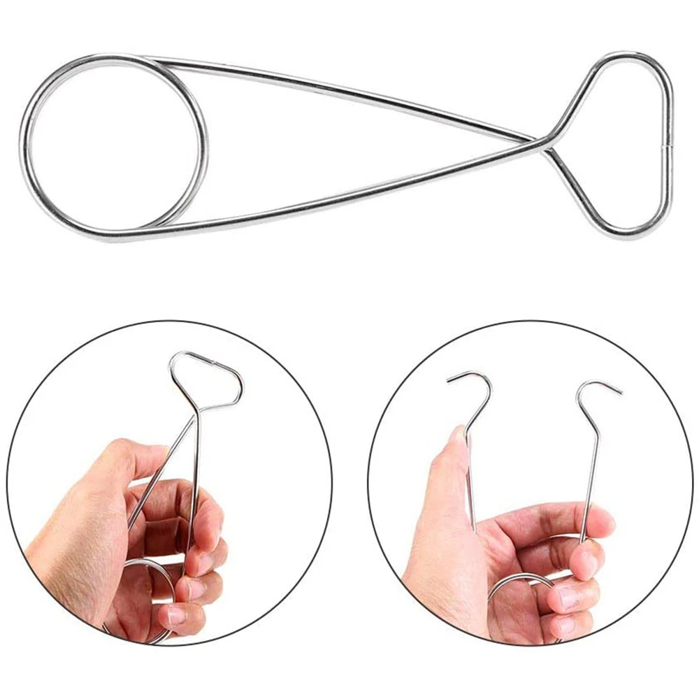 TOPIND Stainless Steel Fish Mouth Jaw Spreaders Hanging Hook Rack 4 TOPIND Stainless Steel Fish Mouth Jaw Spreaders Hanging Hook Rack 4