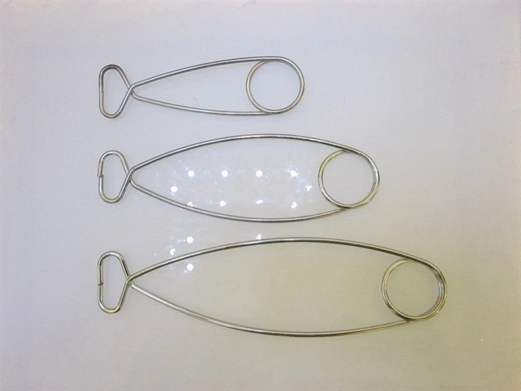 TOPIND Stainless Steel Fish Mouth Jaw Spreaders Hanging Hook Rack