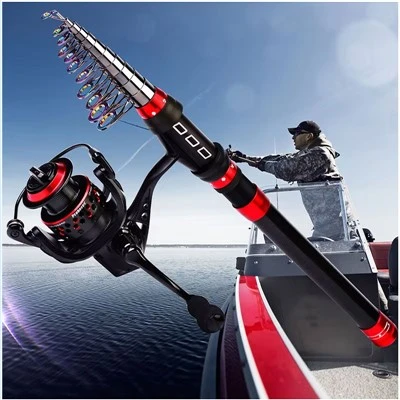 Telescoping Carbon Fishing Rods